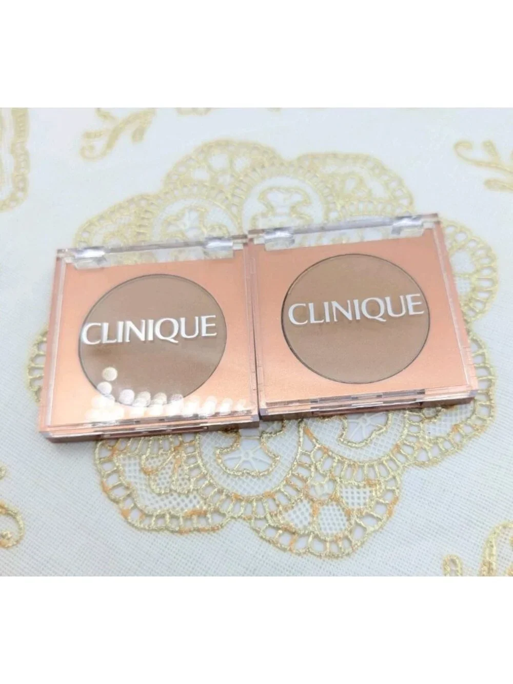 Set 2 Clinique Bronzer 02 Sunkissed True Bronze Pressed Powder 3.3g .11 Oz